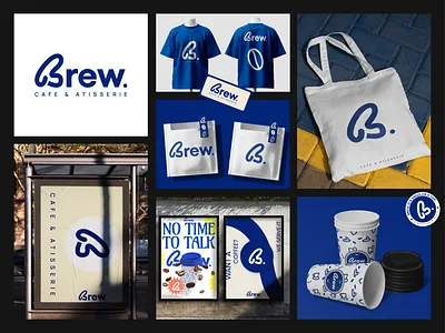 Brew - Brand Board brand identity branding business logo design flat logo graphic design logo professional logo