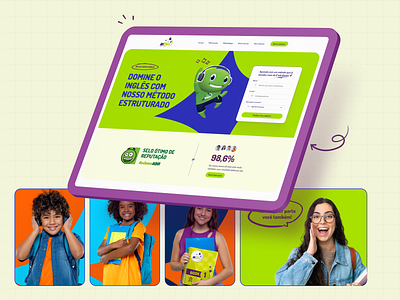 Influx | Landing Page educationdesign onepage redesign schoollandingpage ui design