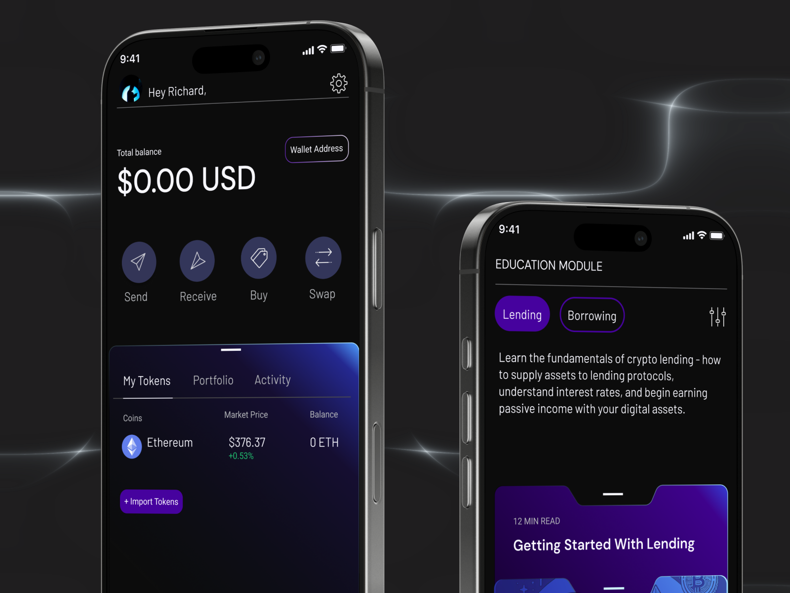 Sentry 3d crypto defi education fintech graphic design mobileapp ui uidesign ux