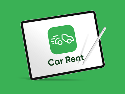 Car Rent logomark / app icon automotive brand identity car logo car rent creative design flat hire logo modern rental logo