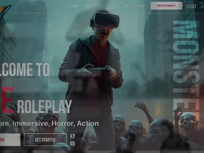 Gaming UI/UX 3d animation branding crypto game graphic design horror zombie motion graphics nft game responsive ui ui8 web3 website design