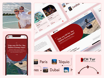 CH Tur | Redesign de Landing Page agenciadeviagens landingpage redesign touragency ui uiux