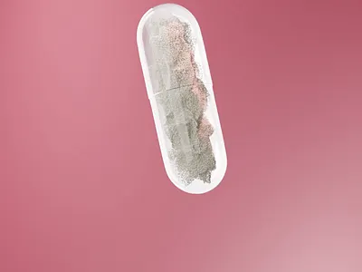 Capsule 3d animation cosmetics