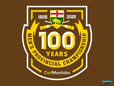 Manitoba Mens Curling Championship 100th Anniversary Logo
