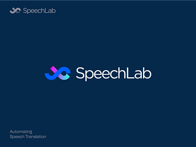 SpeechLab - Logo ai app icons branding brandmark bubble debut design icon logo logo design speech