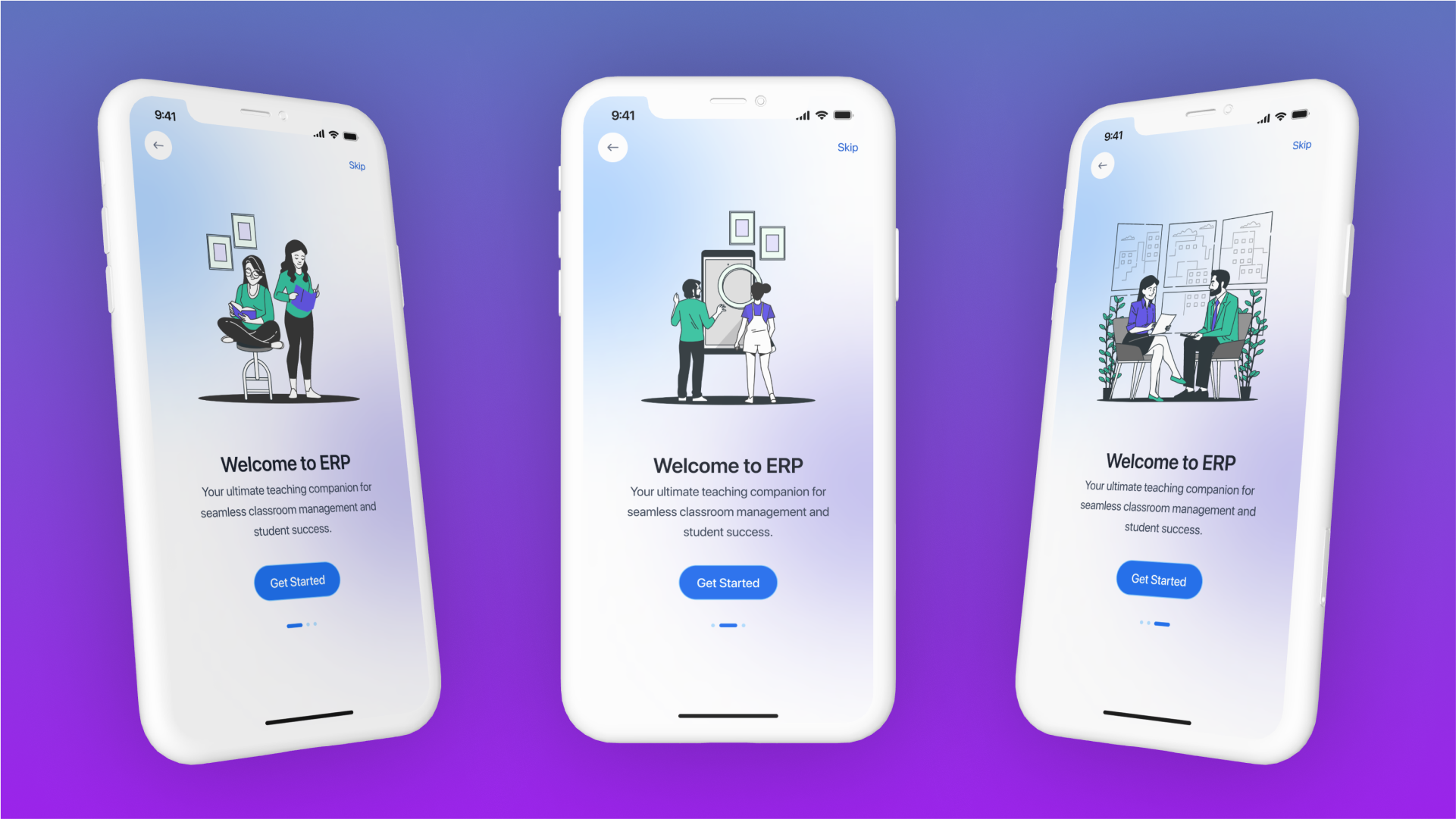 Example of 📱✨ Splash Screen – ERP Mobile App
