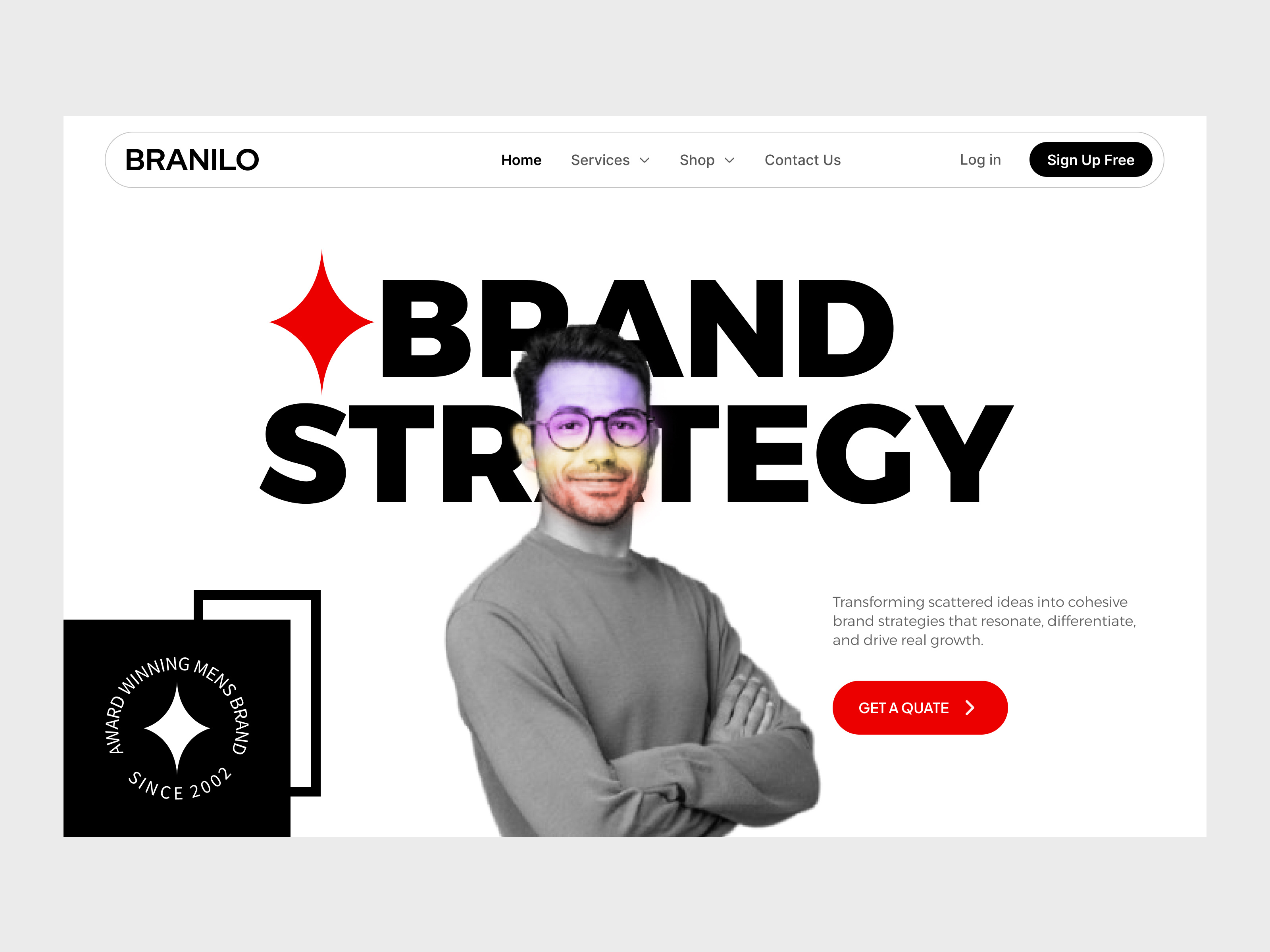 Example of Website UX/UI Design (10 Page)