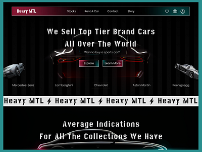 Car Selling Landing Page Header Section car selling landing figma landing page ui ui user interface design website