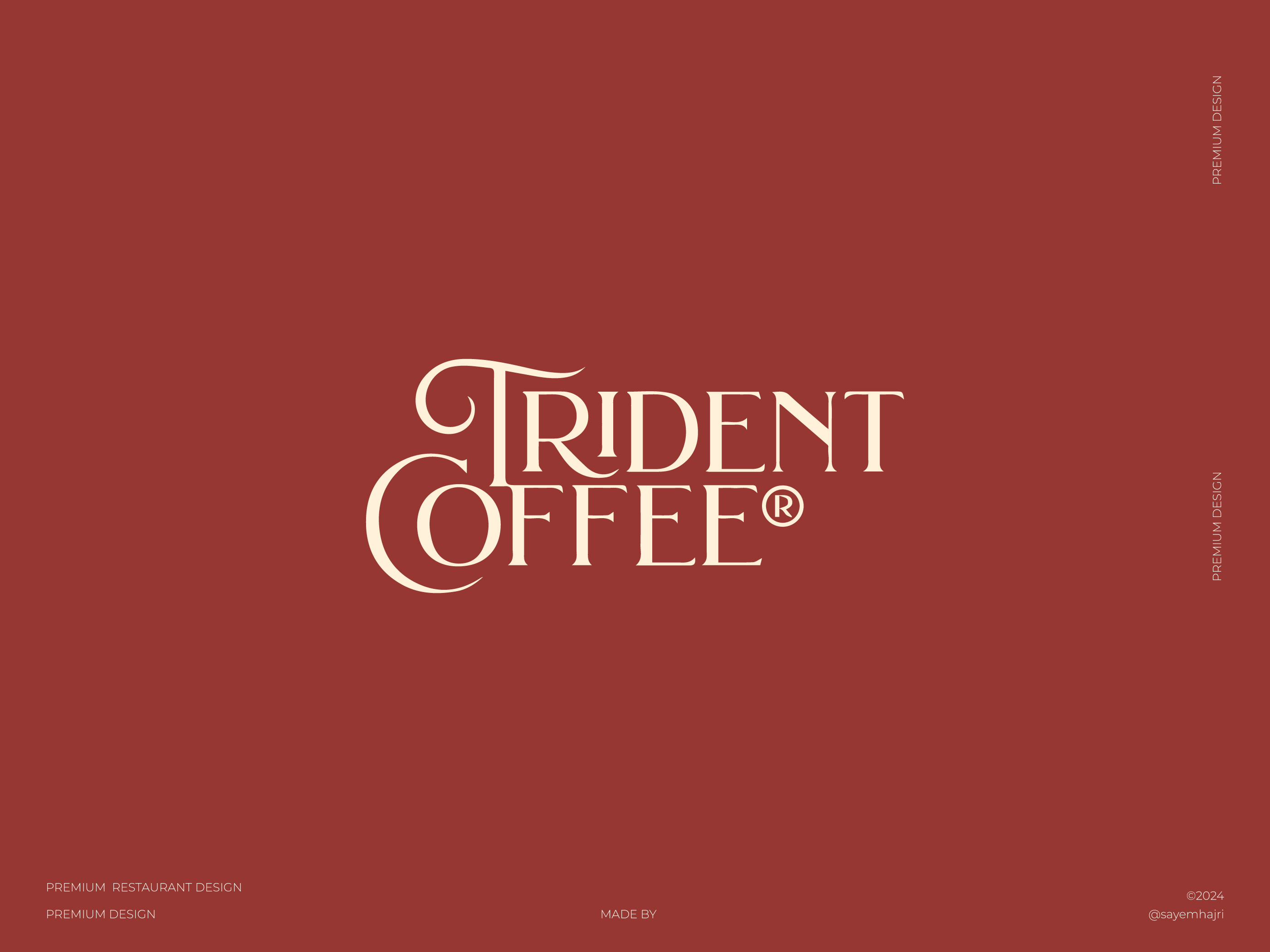 Example of Minimal Coffee Shop Logo Identity Design