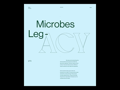 TypoMonday N° 002 clen editorial fonts interaction interface layouts minimalistic typography webdesign