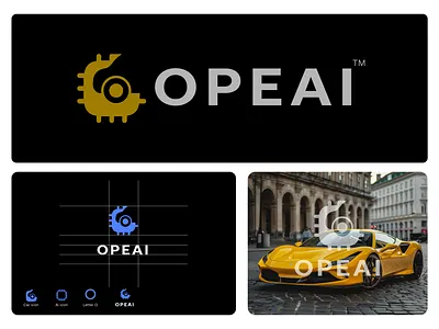 Car Apps Logo, AI Logo, O letter Logo abstract logo ai logo branding car apps logo car logo icon logo logo design logo type mark minimalist logo modern logo o letter logo open ai logo rent car logo unique logo visual identity