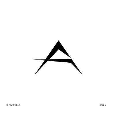 Letter A Logo branding creative graphic design illustration letter logo minimalistic modern vector