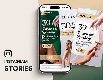 Instagram stories for cosmetics business advertising banner branding graphic design instagram