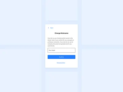 Change Name - Daily Ui challenge change name crypto daily ui desigb design exchange modal popup profile ui uiux ux webdesign website