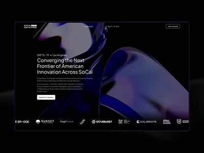 SoCal Deep Tech Week Website design webdesign website