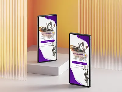 Day 22 of My 30-Day UI Challenge: Log Out Page 30 days ui challenge auto layout design figma justux ui ux