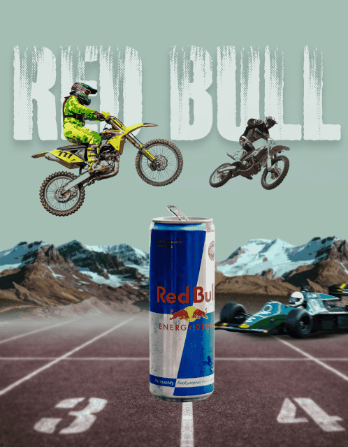 RED BULL ads advertising banner design graphic design illustration motion graphics red bull social media post socialmedia ui