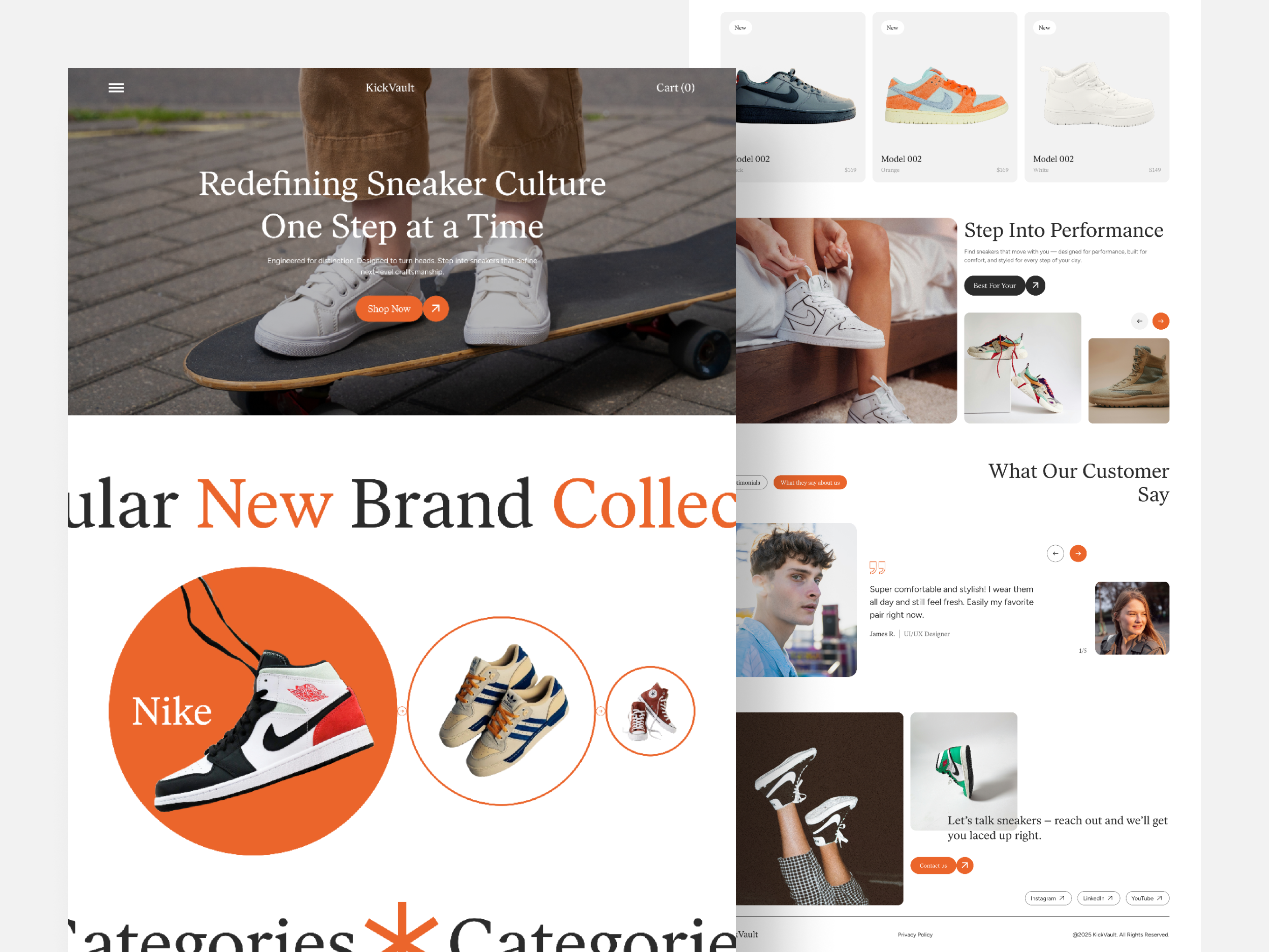Example of Website/Landing Page Design