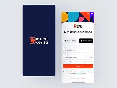 Mulai Cerita App – Turn Small Talks Into Real Connections app design branding cardgameapp design game design gamification illustration interaction design logo mobile app mobile apps mockup mulai cerita product design ui uiux ux uxdesign
