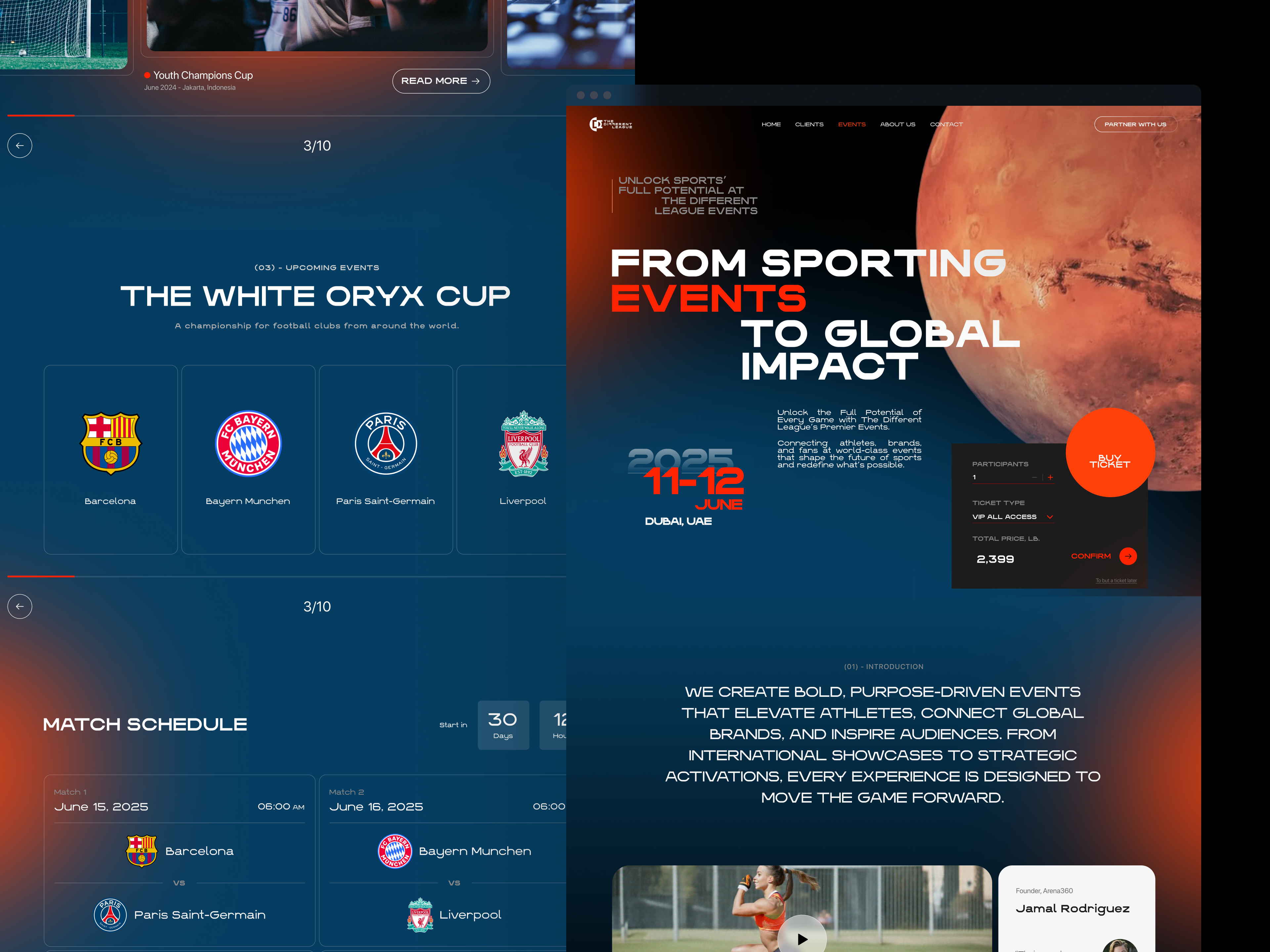 Example of Custom Landing Page | UI/UX Design