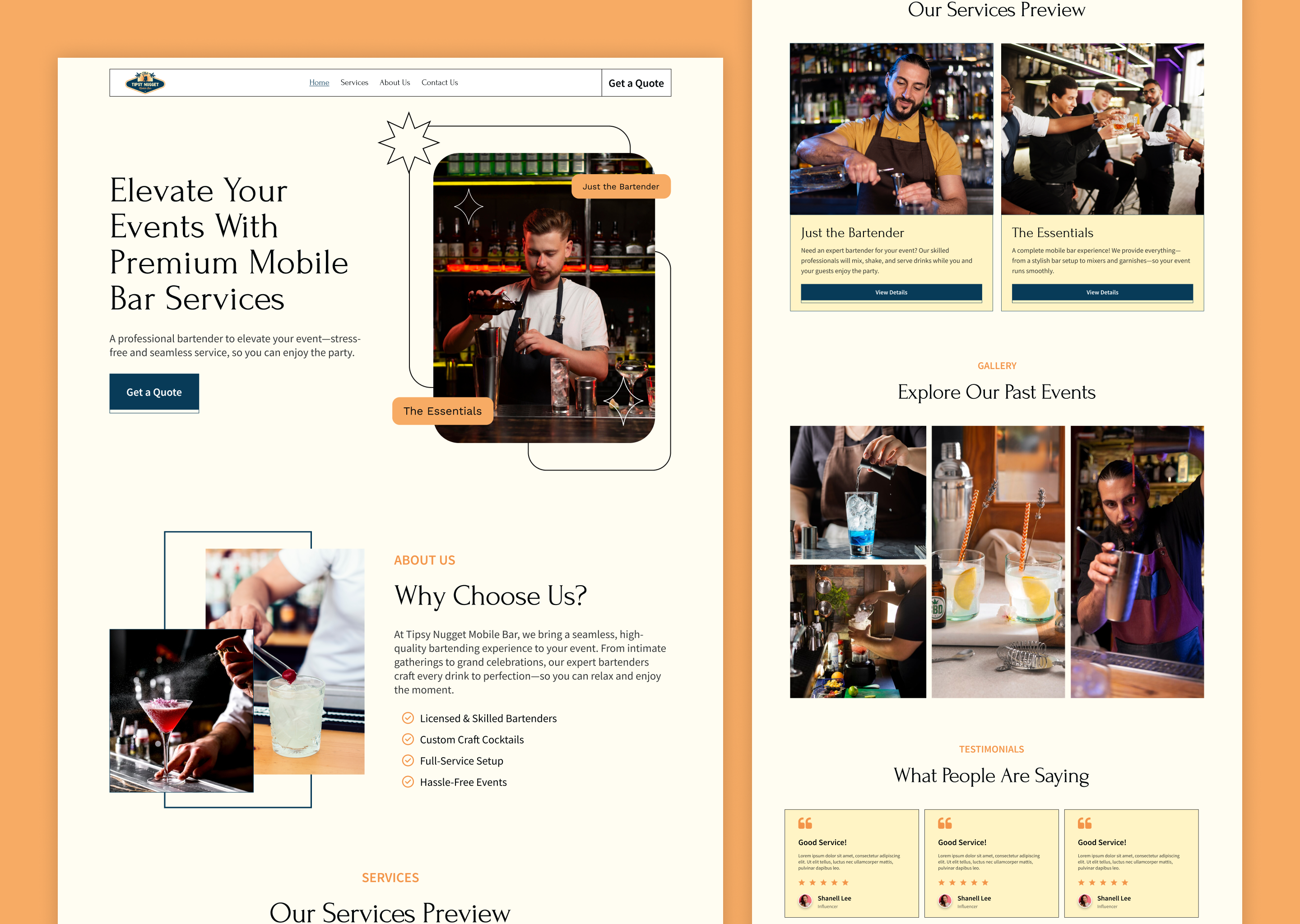 Example of Modern & Responsive Figma Website Design