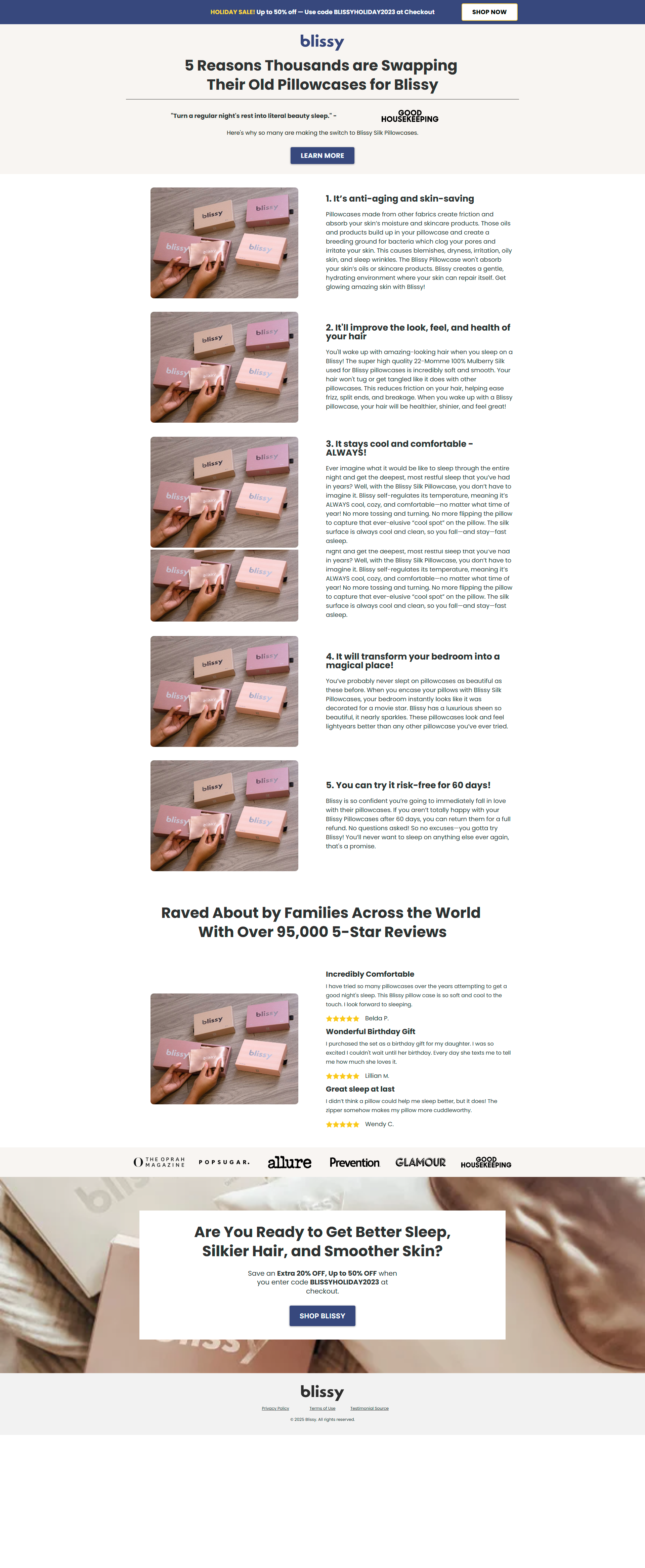 Blissy Funnelish Listicle Page Template blissy template funnelish listicle template funnelish template