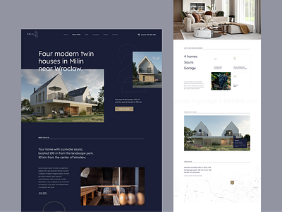 Milin 22 - Real estate real estate ui ux web webdesign website