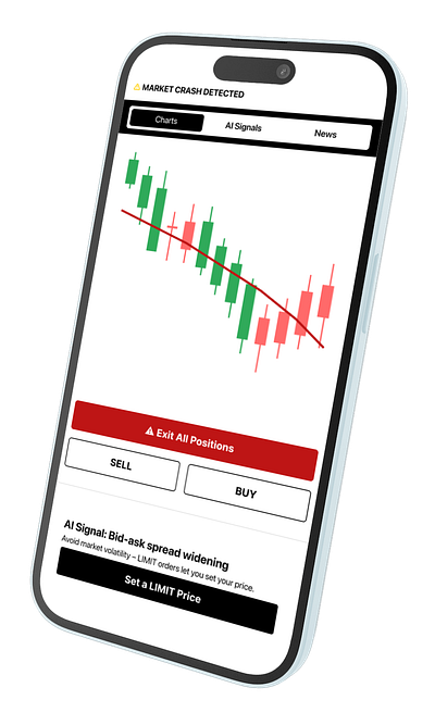 Adaptive UX for High-Stress Stock Markets aidesign darkmodeui fintechux interactiondesign tradingapp