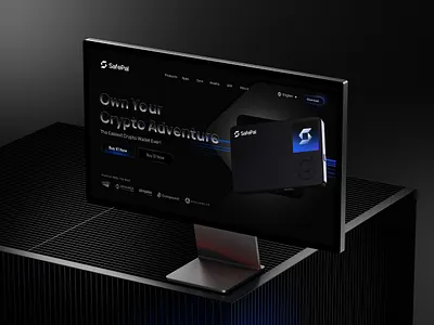 Safepal Website UI Redesign 3dmotion 3duimotion addframe addframe.io addframeio blender blockchain crypto fintech framer interactive landing redesign spline tt uidesign uiux web3 webdesign website