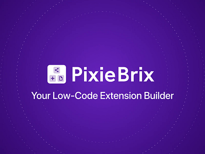 PixieBrix Logo Animation 2d 2d animation after effects animated logo animation branding explainer gradient jezovic logo logo animation loop lottie motion motion design motion graphics pixiebrix product reveal video