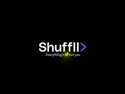 Shuffll Animation | Logo Animation 2d animation after effects animate animation freelancer graphic design illustration logo logo animation minimal motion animation motion graphics