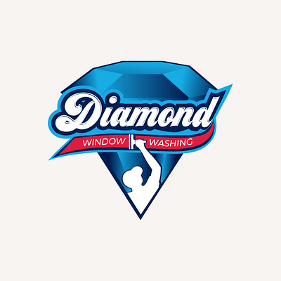 LOGO FOR DIAMOND WINDOW WASHING DESIGN