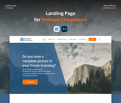 Redwood Compliance - Landing Page landing page ui ui design uxui website design website ui