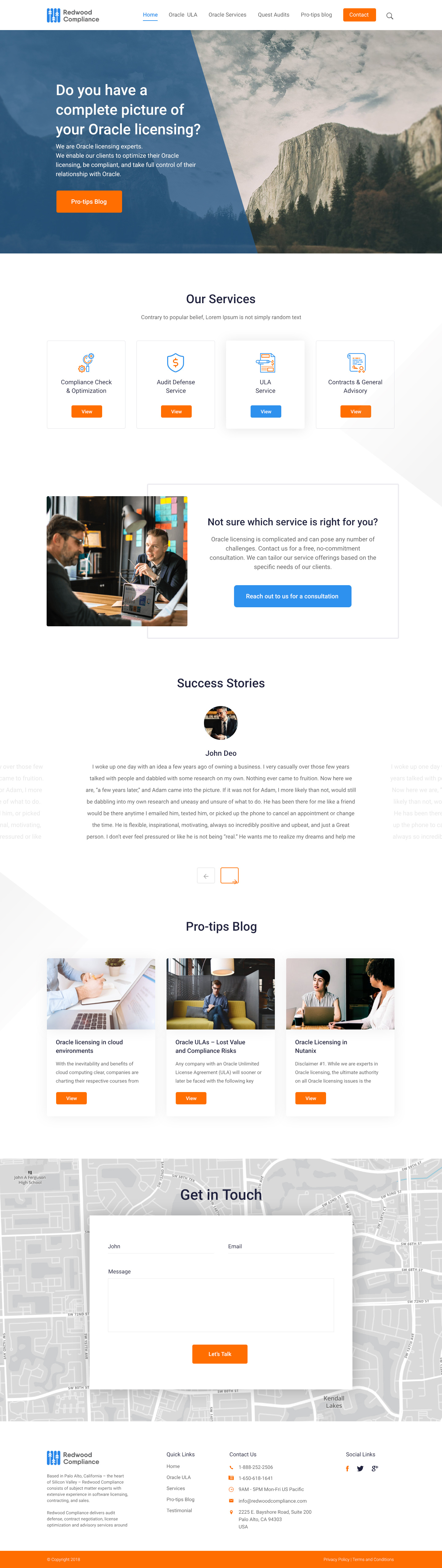 Example of Website UI Design