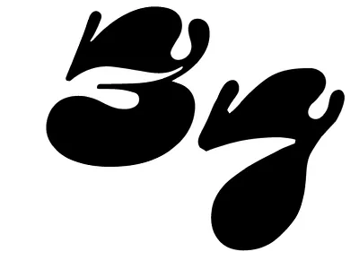 37 for a door number plaque graphic design hand drawn housenumbers lettering numerals typography