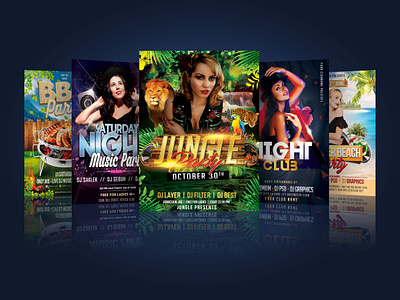 I will do party flyer club & event flyer Instagram post & black fashion flyer fashion show graphic design instagram post party flyer posters