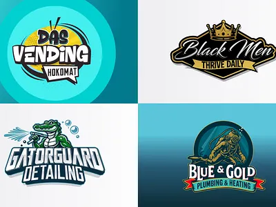 Custom business logo branding business logo creative logo design illustration professional logo vector