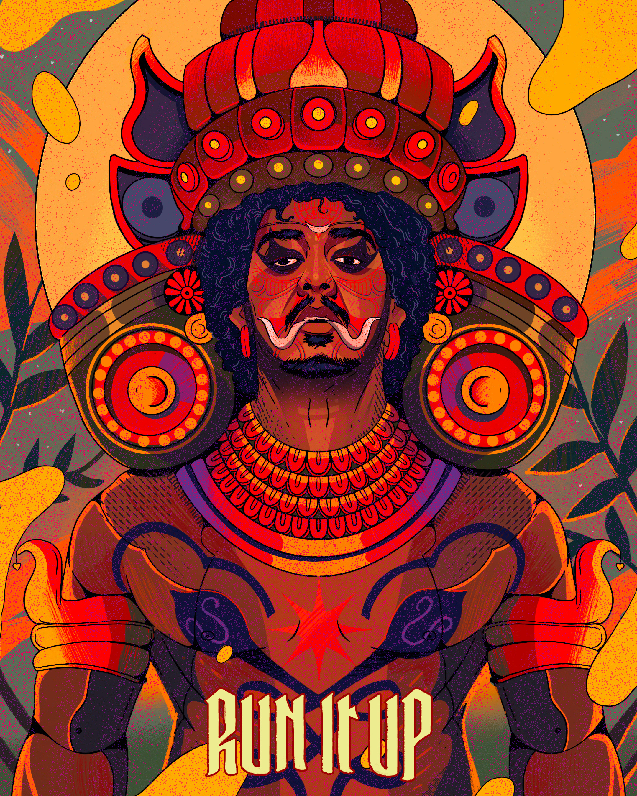 RUN IT UP branding design fireart fireart fireart studio graphic design illustration logo ui ux vector