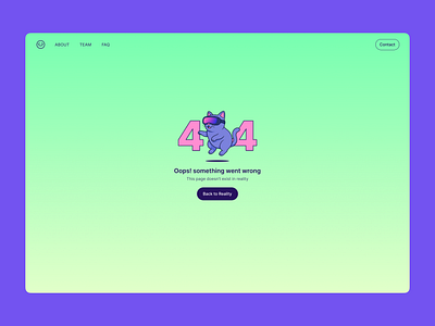 Error 404 404 empty state error landing page ui ux webdesign