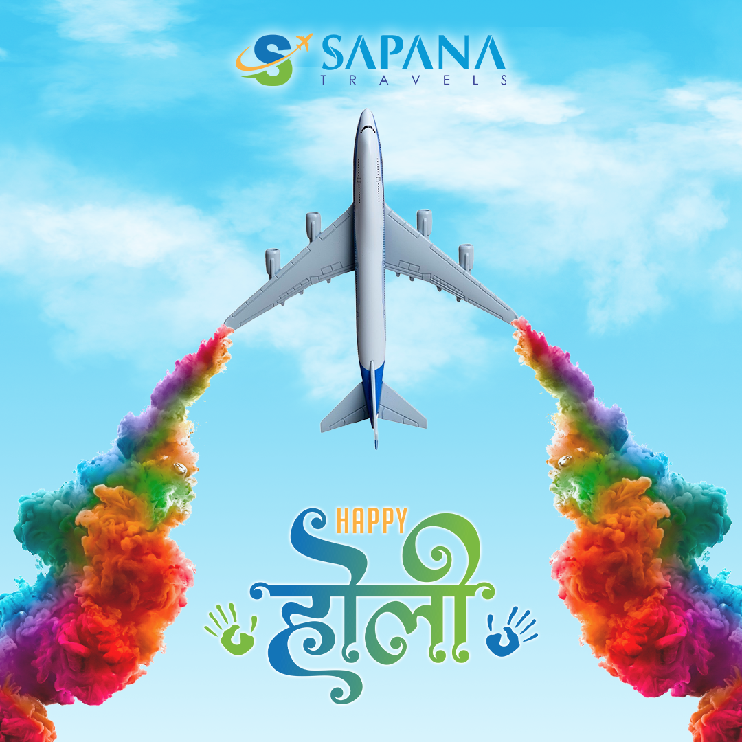 Happy Holi design graphic design happyholi holi postdesign socialmediapost travel