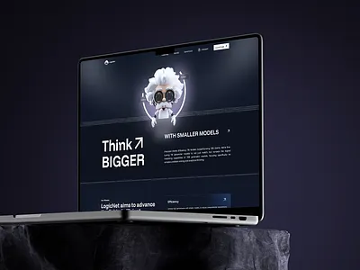 Logicnet - Landing page ui