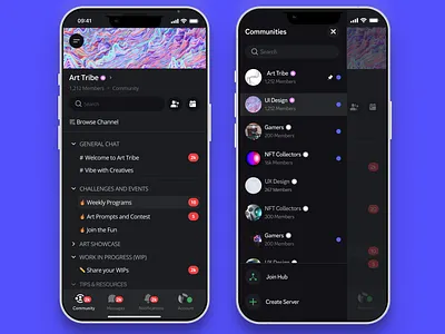 Slide bar introduction for Discord slidebar ui ux