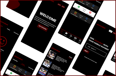 Kamsbet- Sport prediction app dailyui uiux signuppage