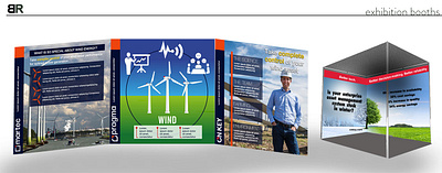 Exhibition booths graphic design