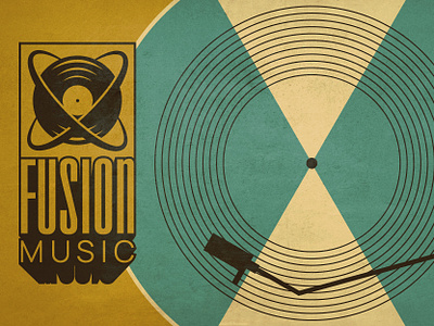 music brand logo brand branding icon illustration logo lp mark music vinyl