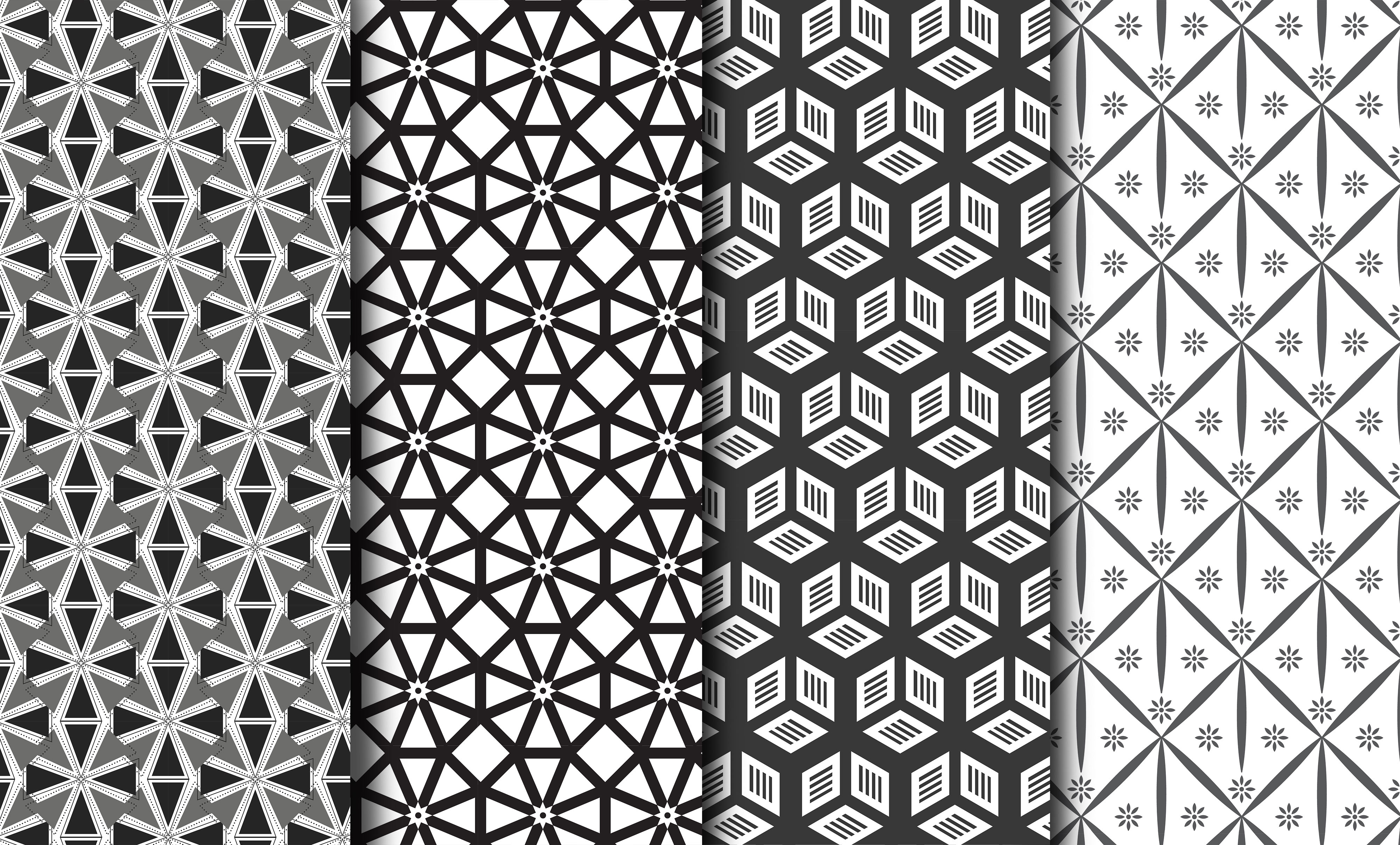 Example of Geometric Vector Pattern Design.