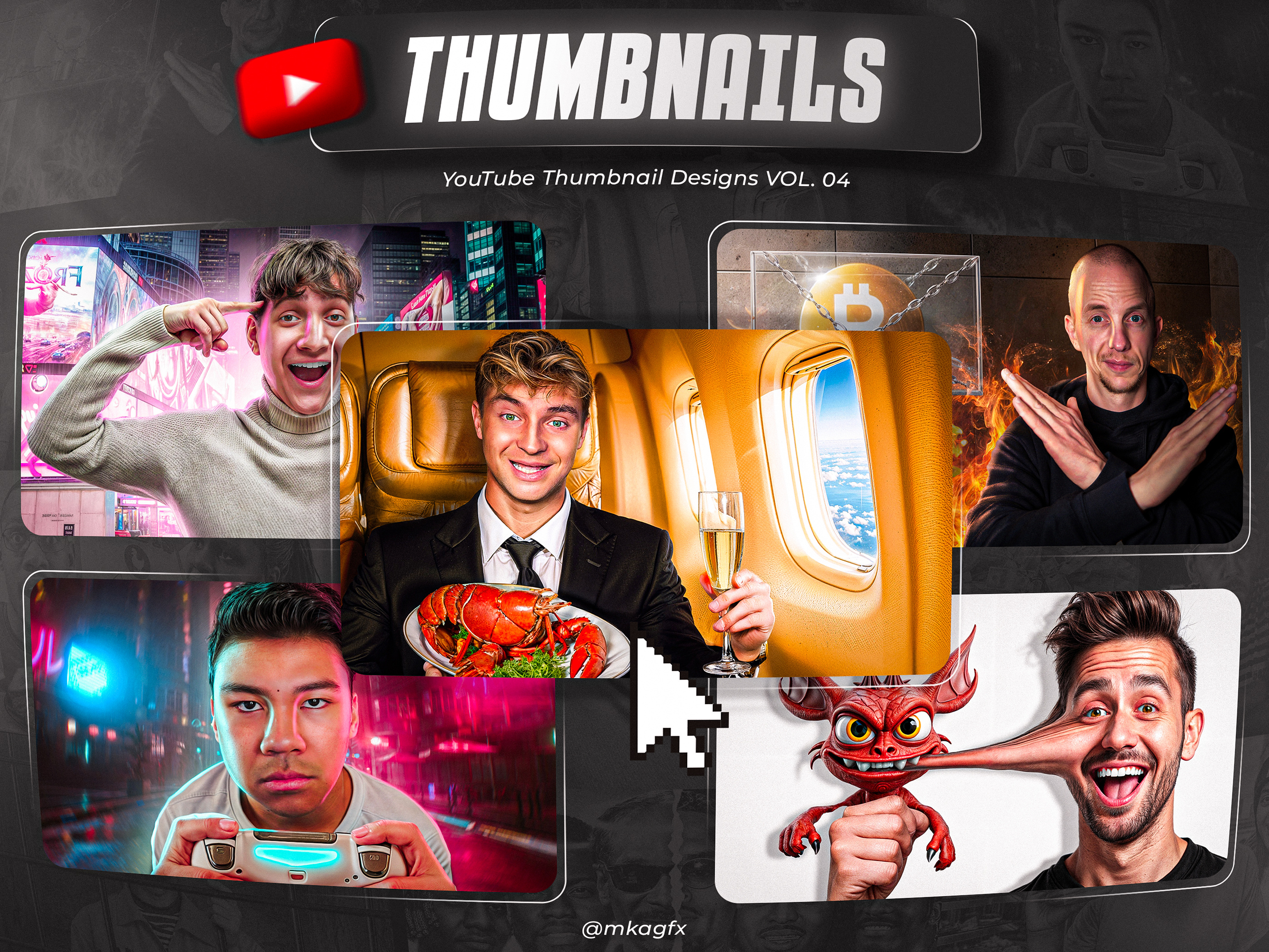Example of You Tube Thumbnail Design