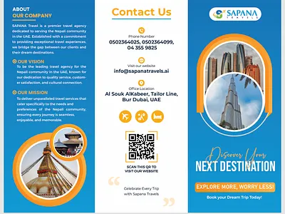 Brochure for Travel Agency brochure graphic design travel travelagency