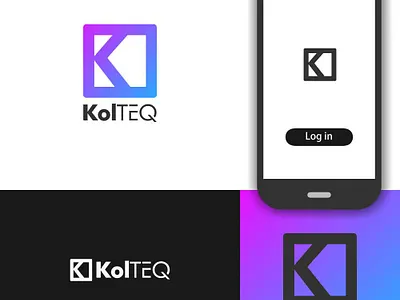 KolTEQ Branding & App Icon Design — Bold, Modern & Minimal graphic design ui