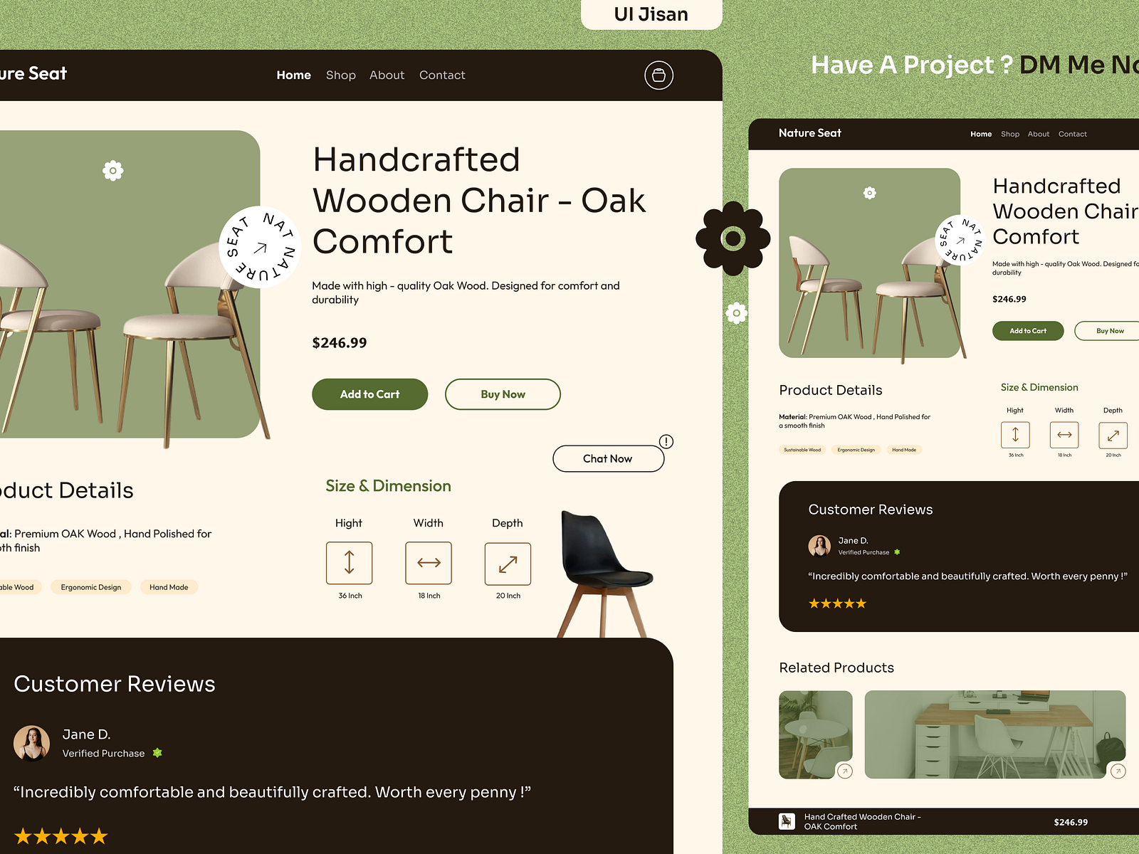 E Commerce Shop Landing Page Ui Design by Ui Jisan on Dribbble